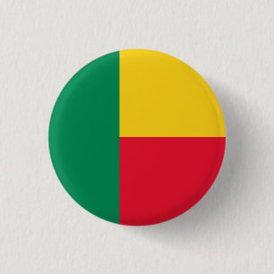 Patriotic Benin Flag 3 Cm Round Badge