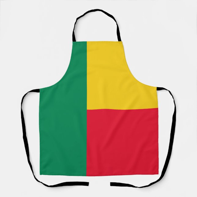 Patriotic Benin Flag Apron (Front)