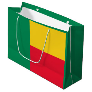 Patriotic Benin Flag Large Gift Bag