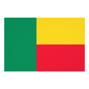 Patriotic Benin Flag Photo Print