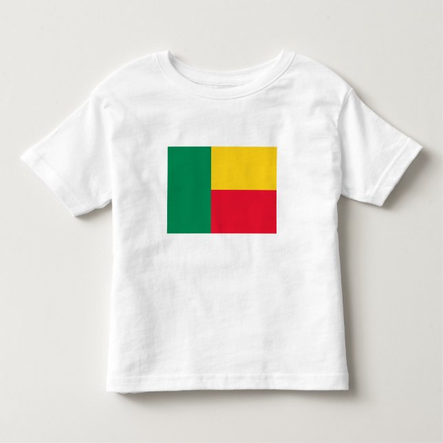 Patriotic Benin Flag Toddler T-Shirt (Front)