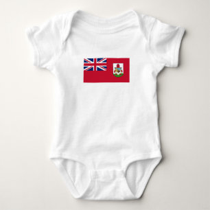 Patriotic Bermuda Flag Baby Bodysuit