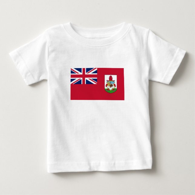 Patriotic Bermuda Flag Baby T-Shirt (Front)