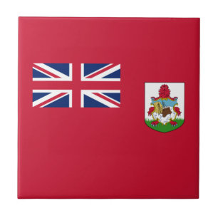 Patriotic Bermuda Flag Ceramic Tile