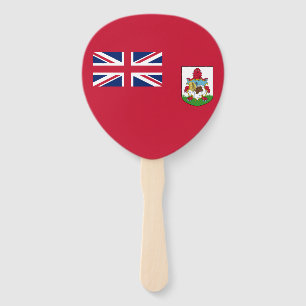 Patriotic Bermuda Flag Hand Fan