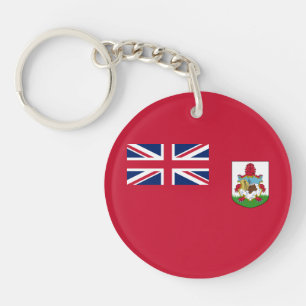 Patriotic Bermuda Flag Key Ring
