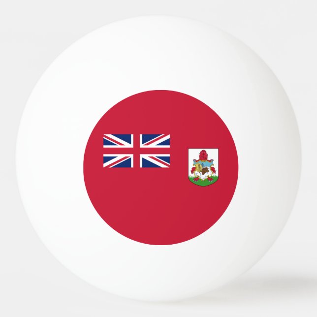Patriotic Bermuda Flag Ping Pong Ball (Back)