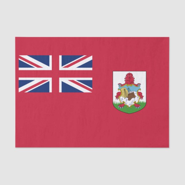Patriotic Bermuda Flag Tissue Paper (Front)