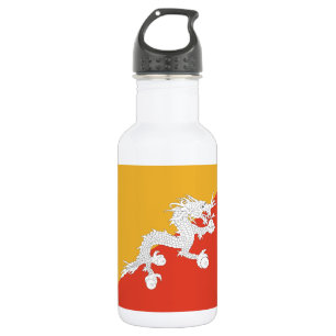 Patriotic Bhutan Flag 532 Ml Water Bottle