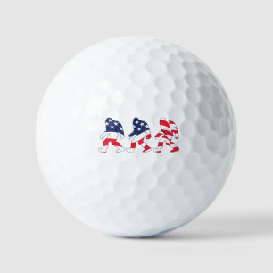 Patriotic Big Foot Golf Balls
