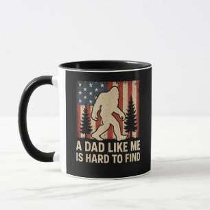 Patriotic Bigfoot A Dad Like Me Is Hard To Find Fu Mug