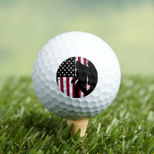 Patriotic Bigfoot  Golf Balls