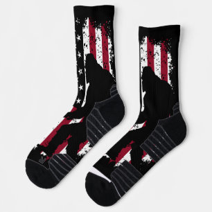 Patriotic Bigfoot Socks