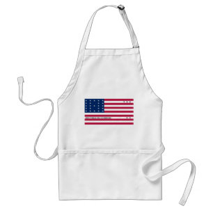 Patriotic Bikini Atoll Flag Standard Apron