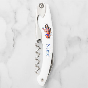 Patriotic Bikini Fitness Model Thunder_Cove Corkscrew