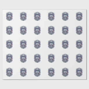 Patriotic Birdwatcher Vector Graphic Tee (2) Wrapping Paper