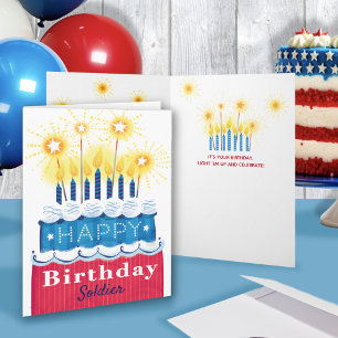 Patriotic Birthday Card