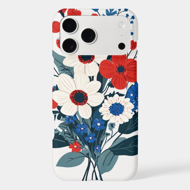 Patriotic Bloom ("Bold blooms in red, white, and blue — a perfect blend of elegance and vibrance.")