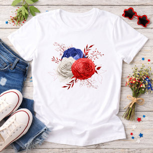 Patriotic Bloom Trio Tri-Blend Shirt
