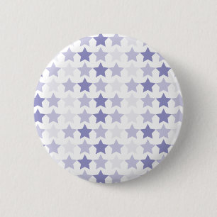 Patriotic Blue Ombre Stars 6 Cm Round Badge