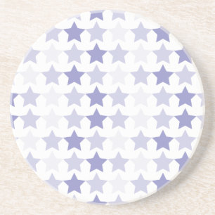 Patriotic Blue Ombre Stars Coaster