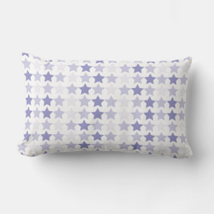 Patriotic Blue Ombre Stars Lumbar Cushion