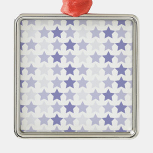 Patriotic Blue Ombre Stars Metal Tree Decoration