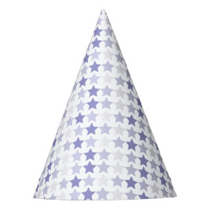 Patriotic Blue Ombre Stars Party Hat