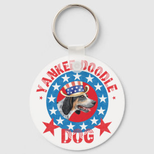 Patriotic Bluetick Key Ring