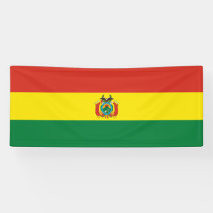 Patriotic Bolivia Flag Banner