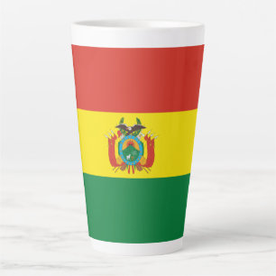 Patriotic Bolivia Flag Latte Mug