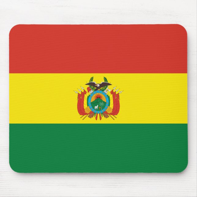 Patriotic Bolivia Flag Mouse Pad (Front)