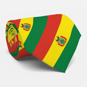 Patriotic Bolivia Flag Tie