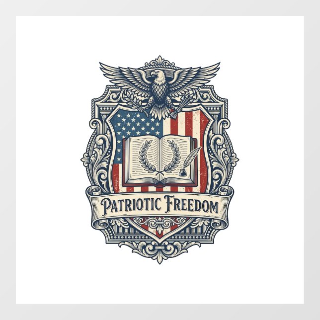 Patriotic Book Club Vector Graphic Tee (Sheet)