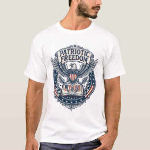 Patriotic Book Club Vector Graphic Tee (2)
