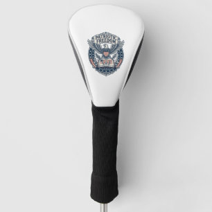 Patriotic Book Club Vector Graphic Tee (2) Golf Head Cover