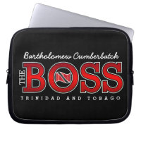 Patriotic BOSS Trinidad and Tobago Flag and NAME