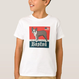 Patriotic   Boston Terrier T-Shirt