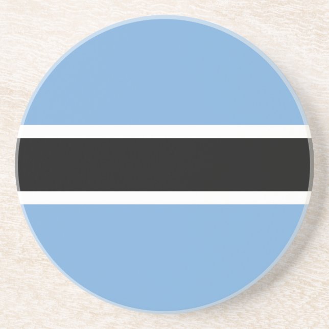 Patriotic Botswana Flag Coaster (Front)