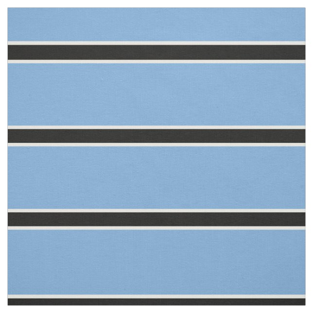 Patriotic Botswana Flag Fabric (Swatch)