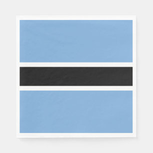 Patriotic Botswana Flag Napkin