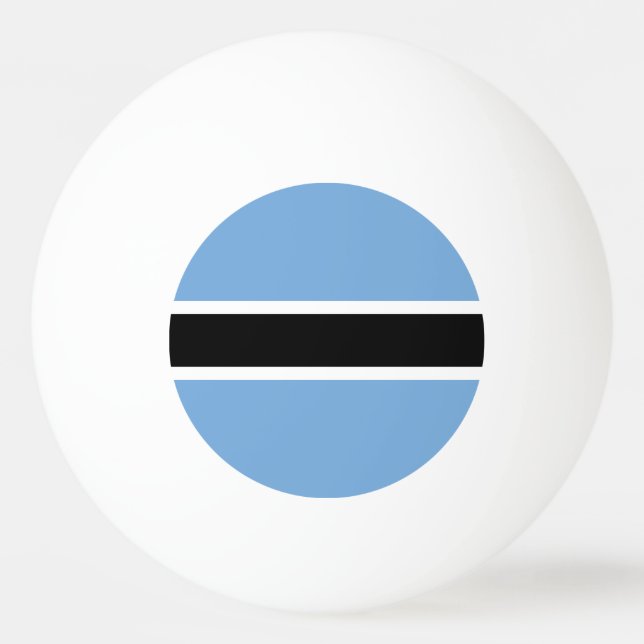 Patriotic Botswana Flag Ping Pong Ball (Back)