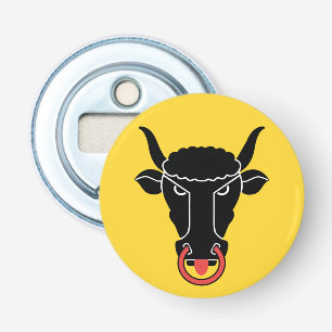 Patriotic bottle opener with Flag of Uri