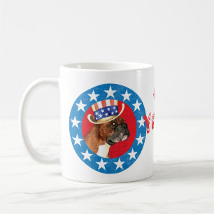 Patriotic Boxer Coffee Mug