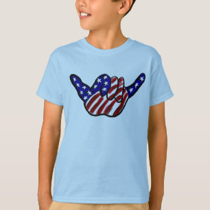 Patriotic boys hang loose shirt