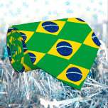Patriotic Brazil Tie, fashion Brazilian Flag Tie<br><div class="desc">Neck Tie: Patriotic Brazilian Flag fashion and Brazil business design - love my country,  office wear,  travel,  national patriots / sports fans</div>
