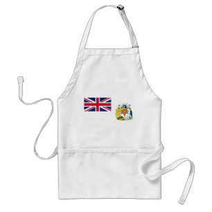 Patriotic British Antarctic Territory Flag Standard Apron