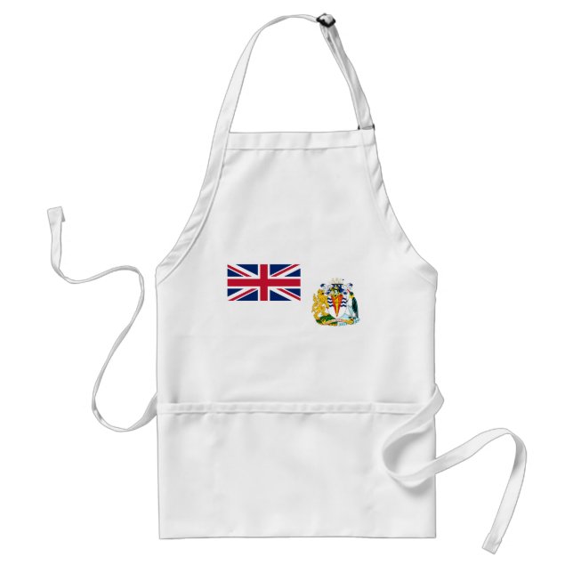 Patriotic British Antarctic Territory Flag Standard Apron (Front)
