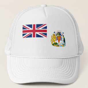 Patriotic British Antarctic Territory Flag Trucker Trucker Hat