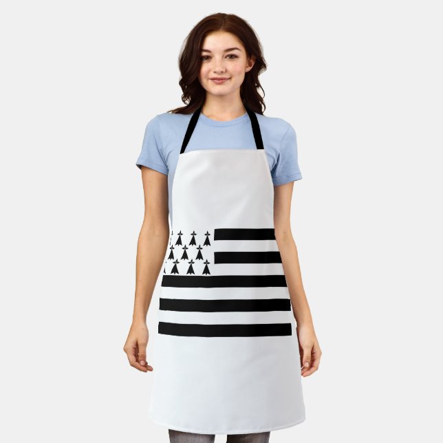 Patriotic Brittany Flag Apron (Worn)